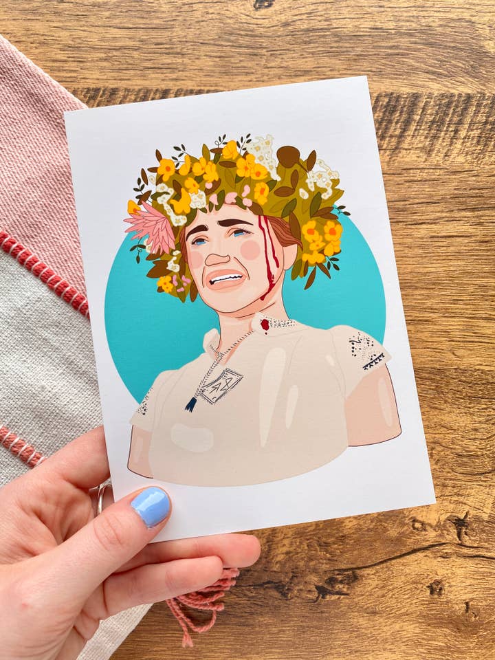 Dani Midsommar Mini Art Print for wholesale by Tess Givnish Artist