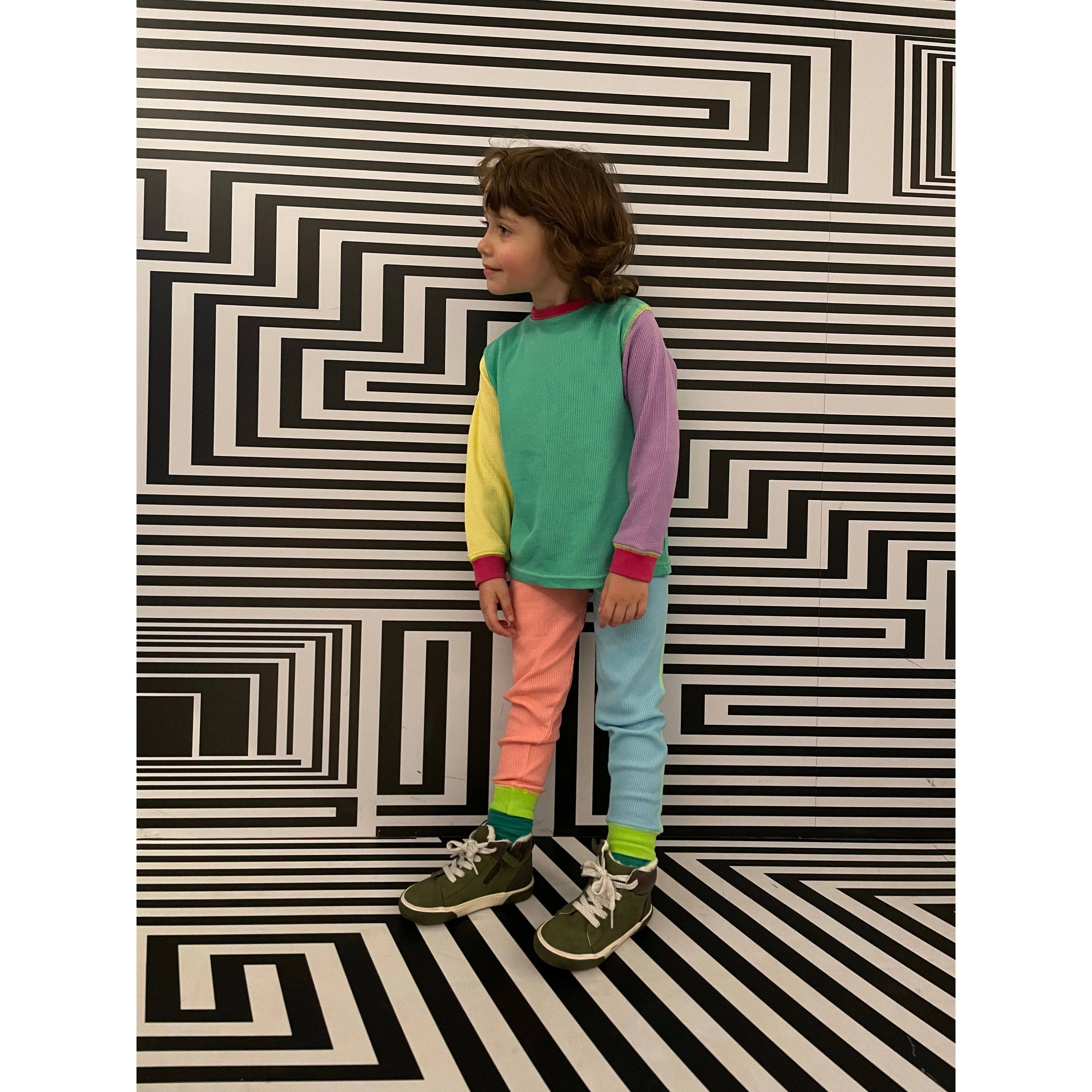 Slugs & Snails - Wholesale Top & Pant Set - Kids - 90’s Neon's Waffle Cotton Set13
