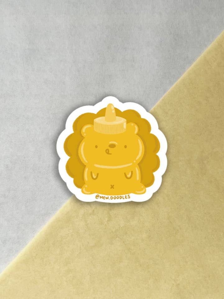 Adesivo in vinile Honey Hedgie per la vendita all'ingrosso da parte di Mew Doodles