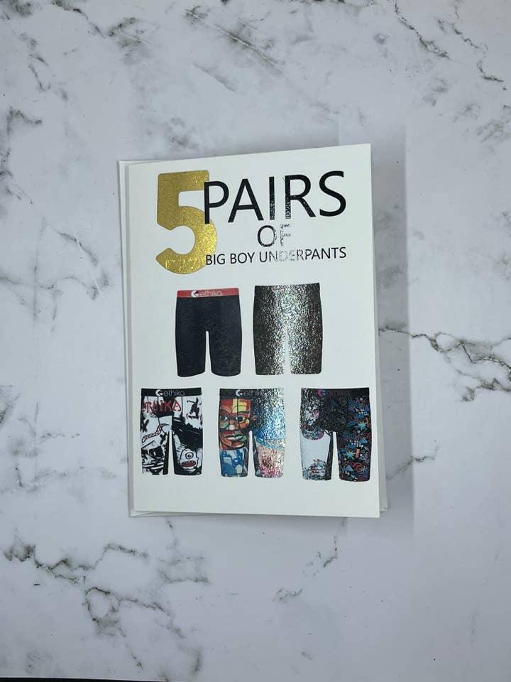 Big Boy Pants Back-To-School Card for wholesale by D. Johnson & Co Greetings