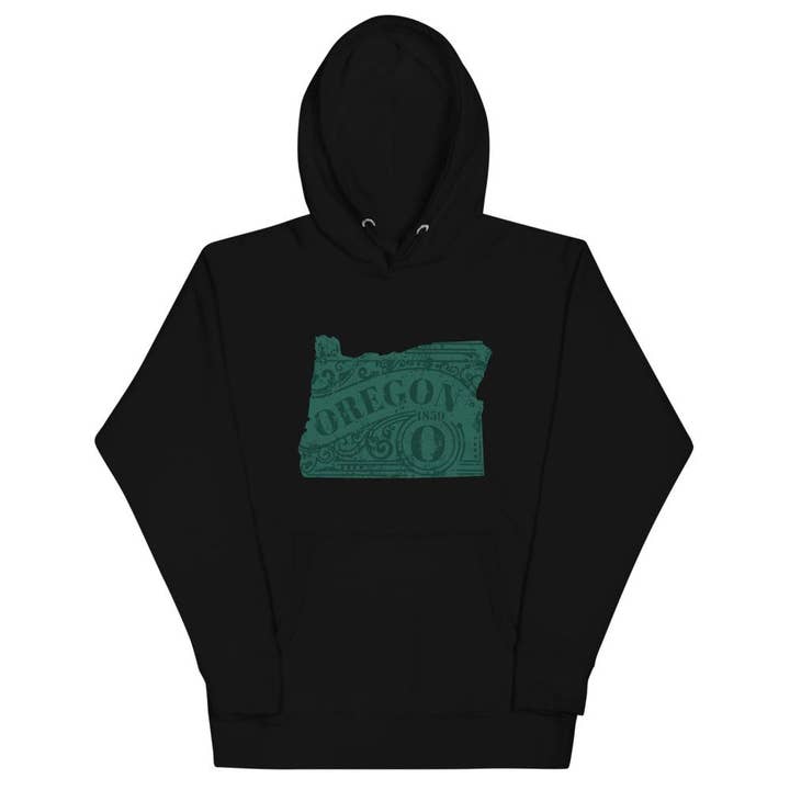 Forest Park 1859 Stamp Hoodie- Oregon for wholesale by Etta and James Junction