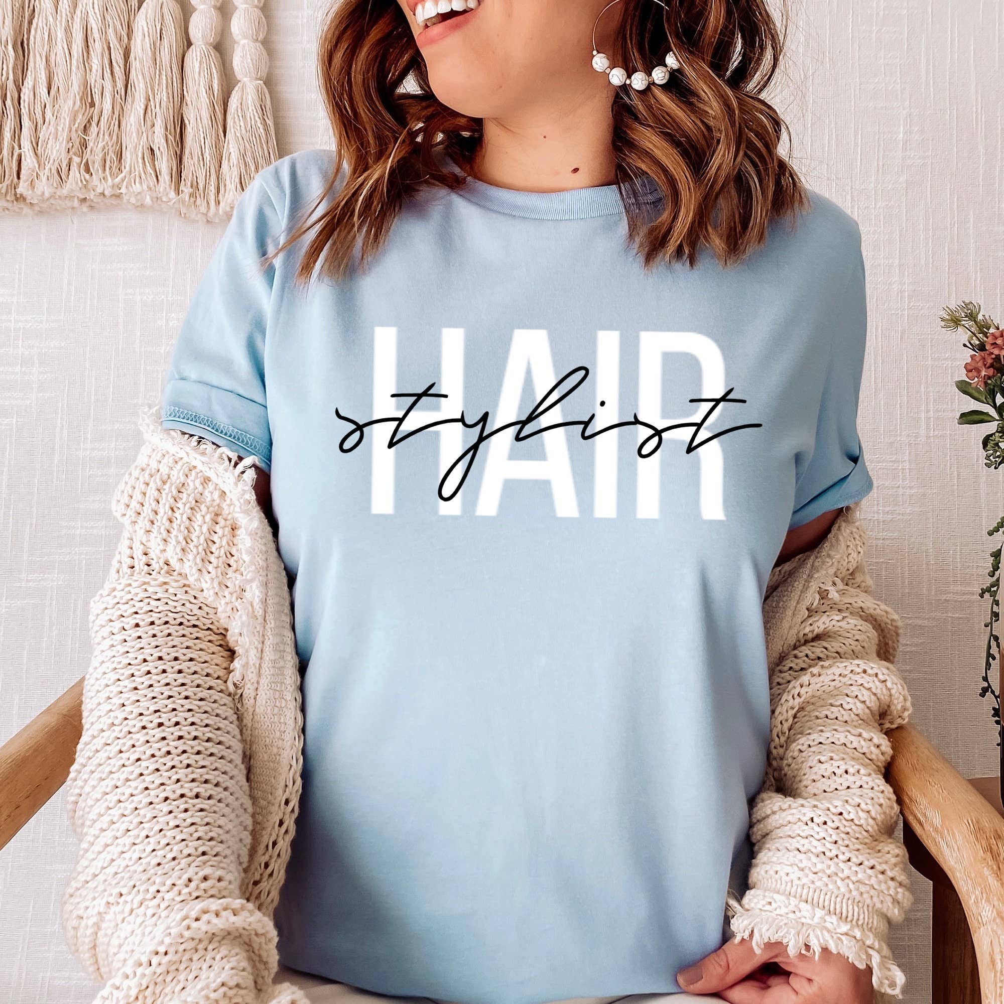 APComfortPrints - Wholesale Screen Printed T-Shirt - Women's - Hair Stylist Shirt6