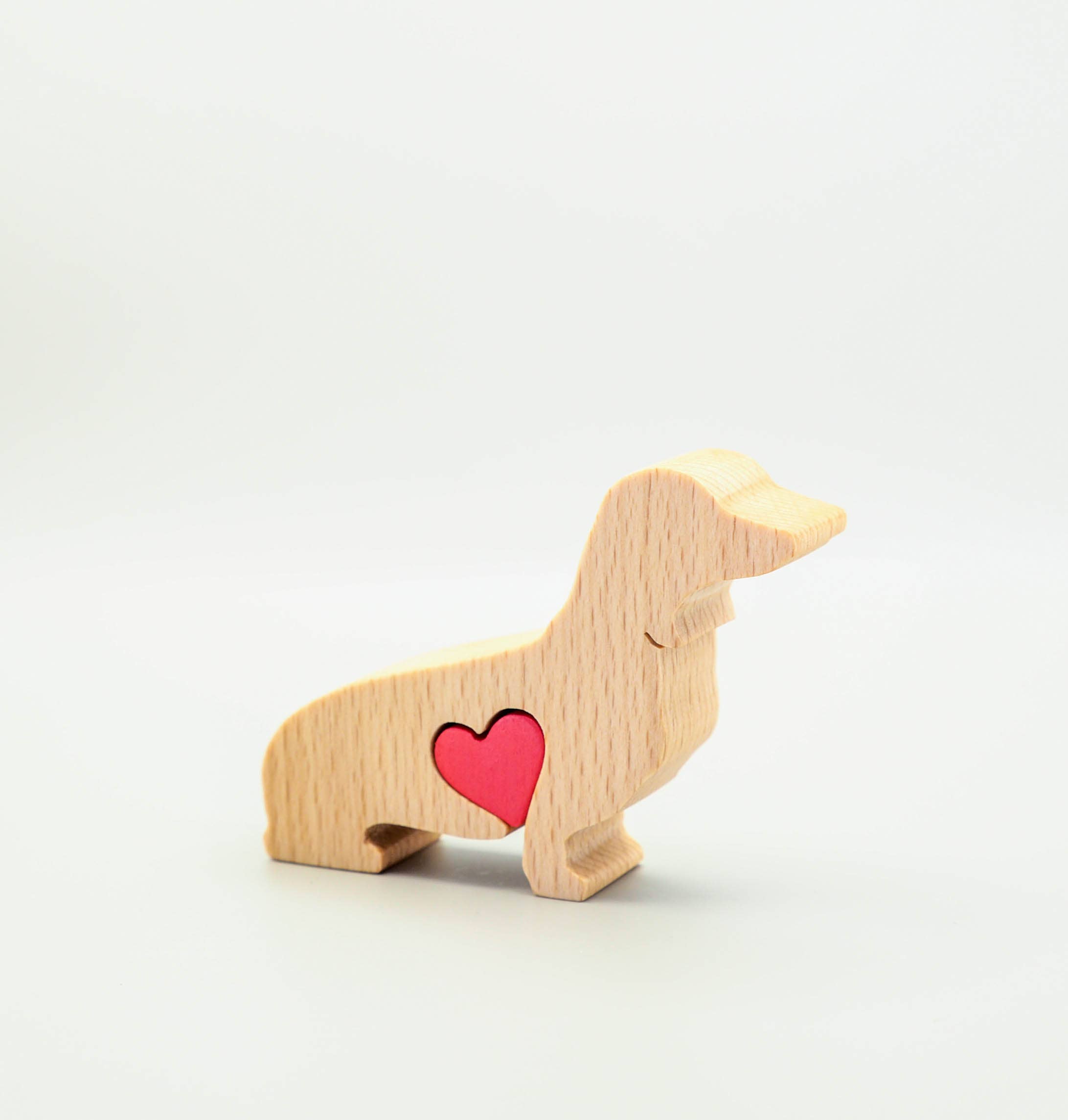 Wood Metamorphosis – wholesale Decorative figurine – Dachshund - Bohemian mini wooden dog figurine keepsake3