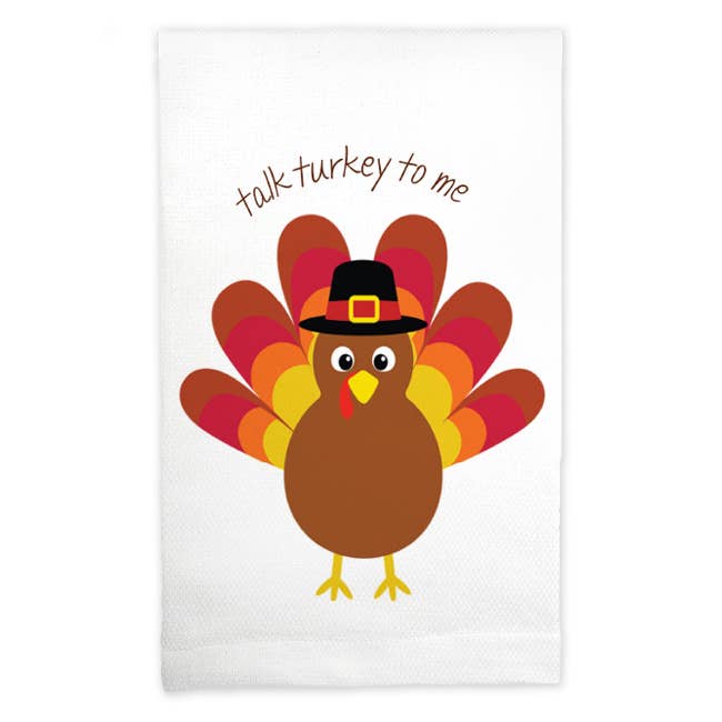 Mariasch Studios - Wholesale Tea Towel - Huck Towel - Talk turkey to me