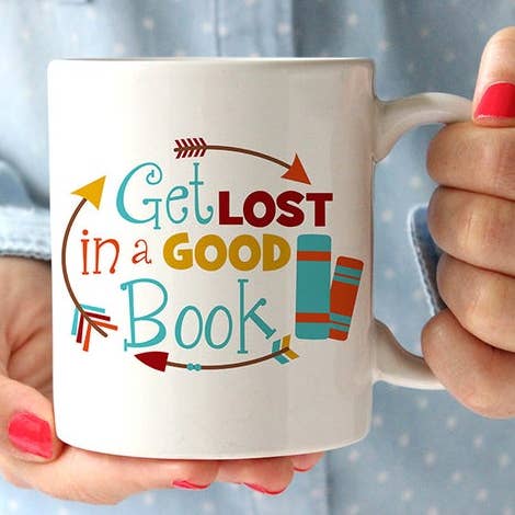 Get Lost in a Good Book - Cute Coffee or Tea Cup for wholesale by Foxy Mug