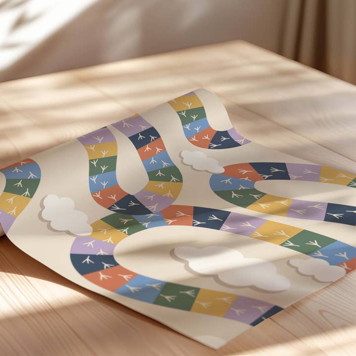 Katiebird Prints - Wholesale Wrapping Paper Roll - Wanderlust Retro Eco-Friendly Colorful Gift Wrap8