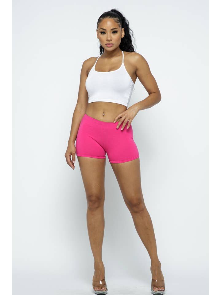 Lime All the Time - Wholesale Lounge Shorts - Women's - Basic Solid Lounge Shorts12