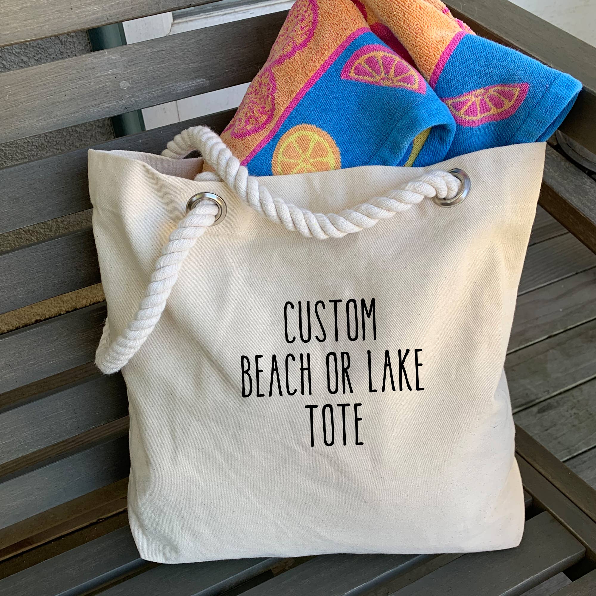 Sockprints - Wholesale Tote Bag - Unisex - Custom Printed Tote Bag with Rope Handles2