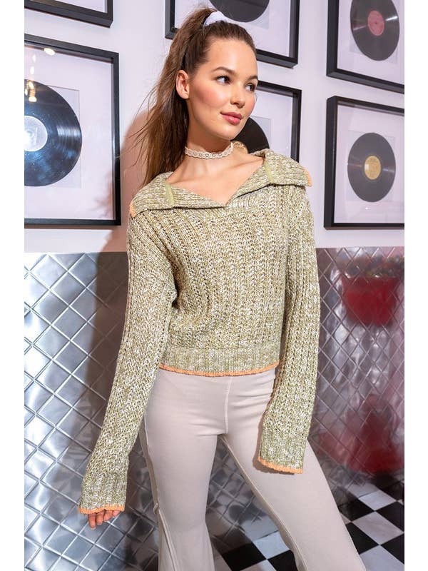 ILLA ILLA - Wholesale Knit Sweater - Women's - Slouchy Pullover Sweater16