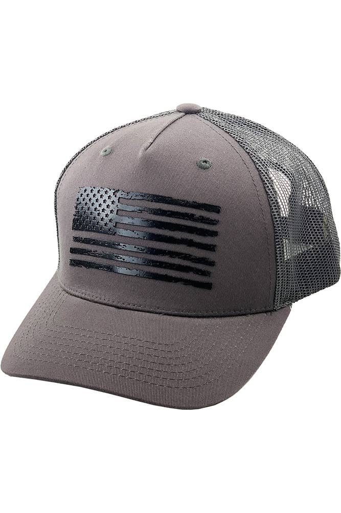 Hana – Engroshandel Trucker hat - Dame – Flad Uv Print Mesh Back American Flag Baseballkasket11