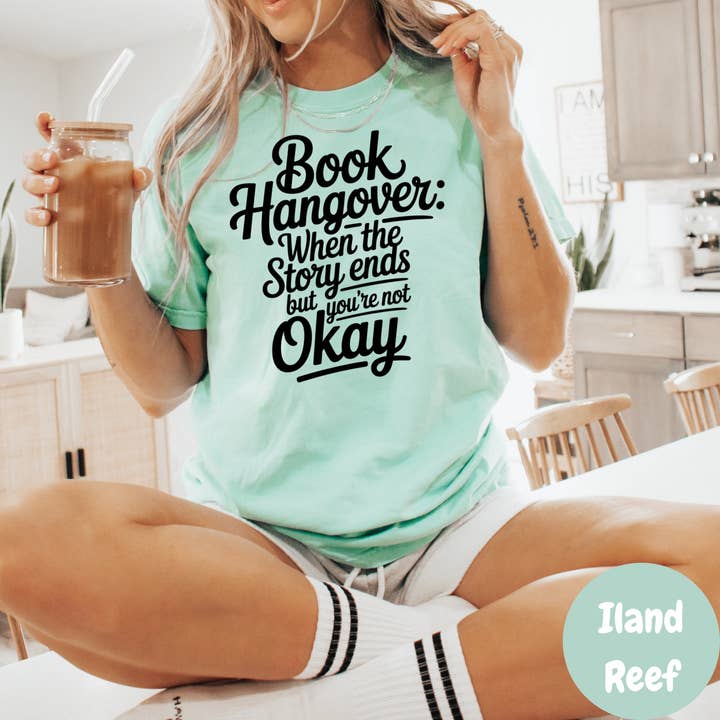Book Hangover Shirt, Book Lover Comfort Colors Tee, Reading Lover Top, Bookish Graphic, Gift for Readers for wholesale by Purely Bookish