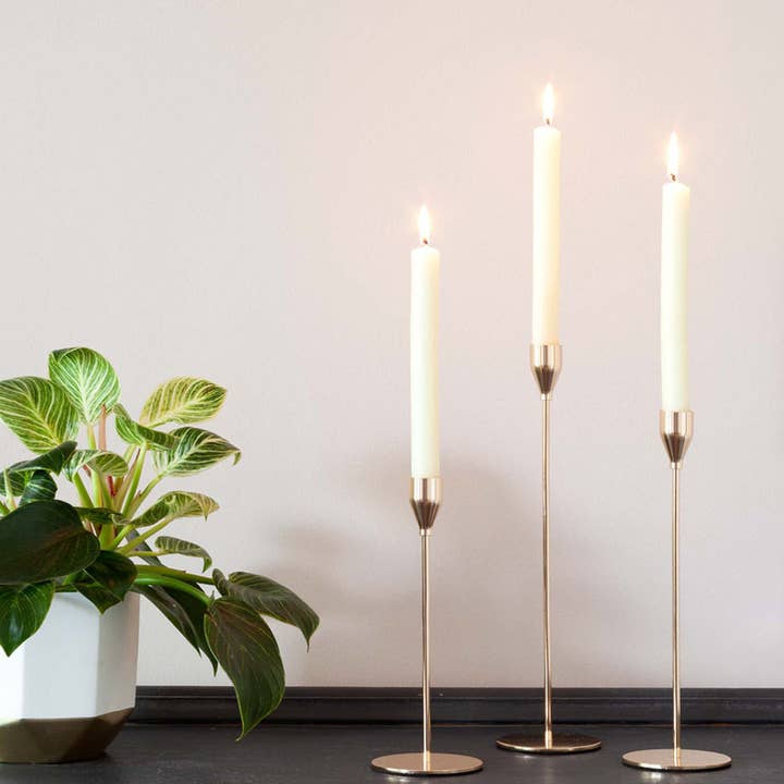 Shearer Candles - Venta al por mayor Cirios pequeños - Velas de cena marfil de 20 cm (8 pulgadas) en caja de 20 unidades1