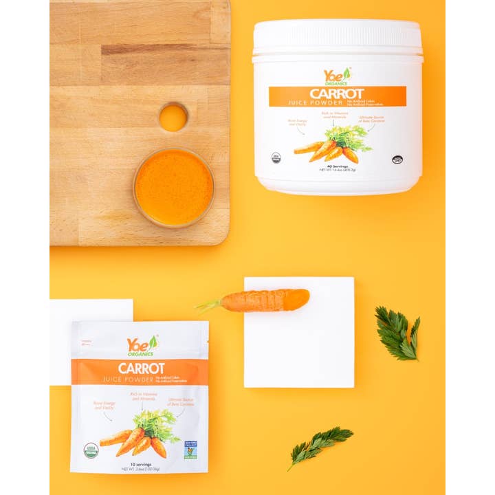 Yae Organics - Wholesale Powdered Health Drink - Organic Carrot Juice Powder