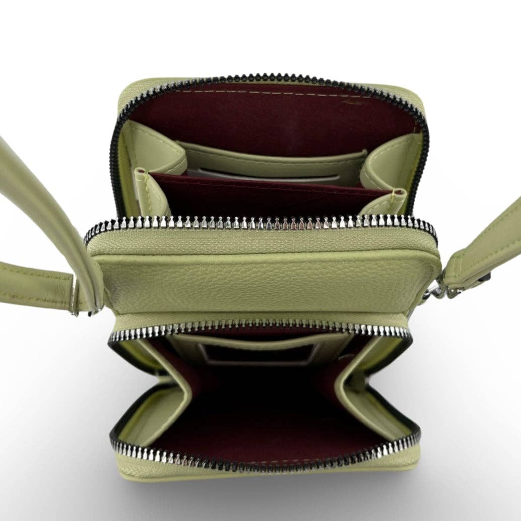 Darling's Canada – bolsa tiracolo - Mulher por atacado – WD-05 - Corpo de Corpo Duplo com Zíper da Darling + Porta-Cartões - 56