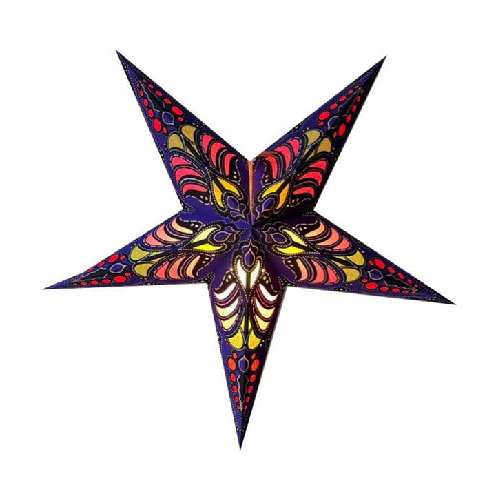 Starlightz Ramada Violet, respectueux de l'environnement, fabriqué à la main pour la vente par Artecnica