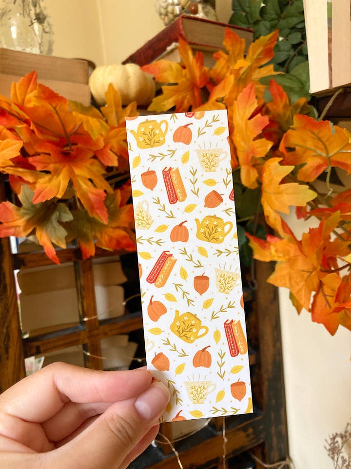 Cottagecore Fall Bookmark for wholesale by Tales and Pages Shop