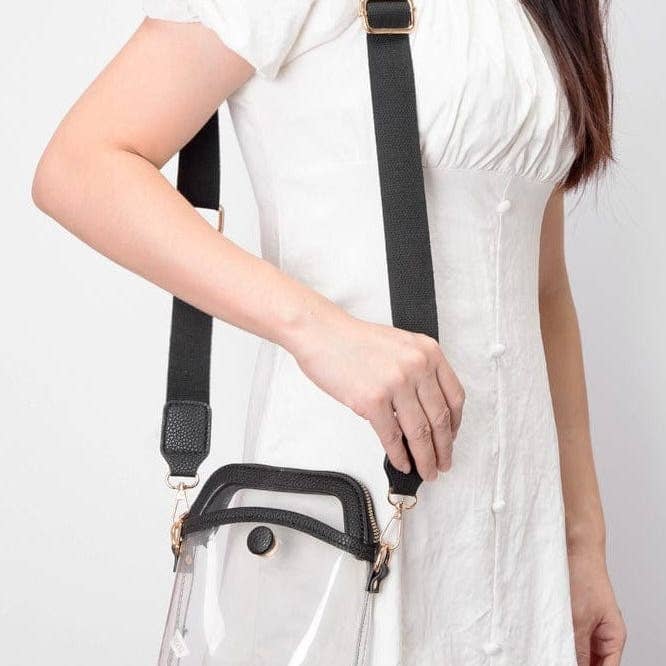 MiMi Wholesale - Wholesale Crossbody Bag - Women's - TG10575 Carly Clear Mini Crossbody Bag24