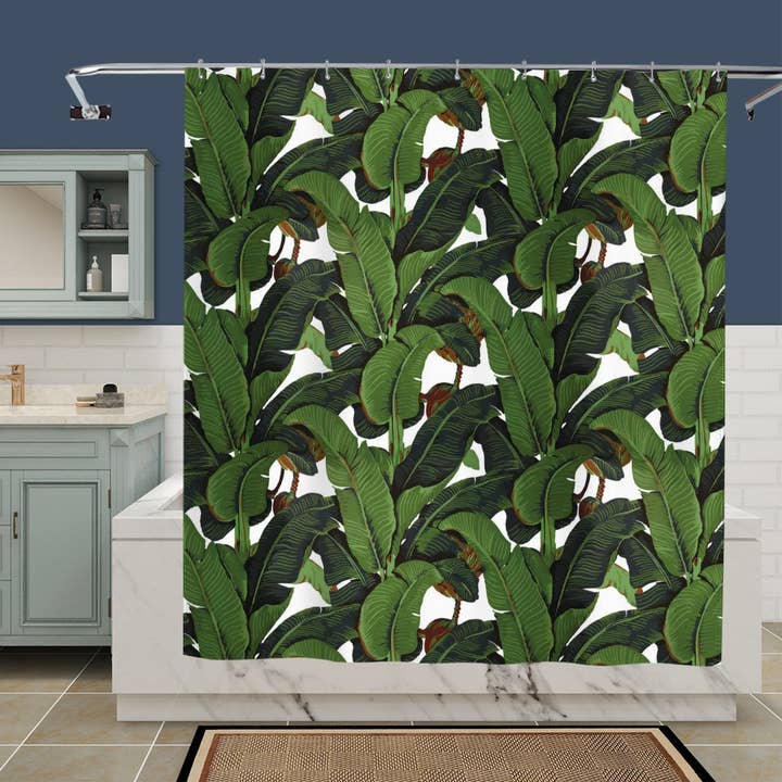 Wallpapers4Beginners - Wholesale Shower Curtain - Tenda da doccia con banane3