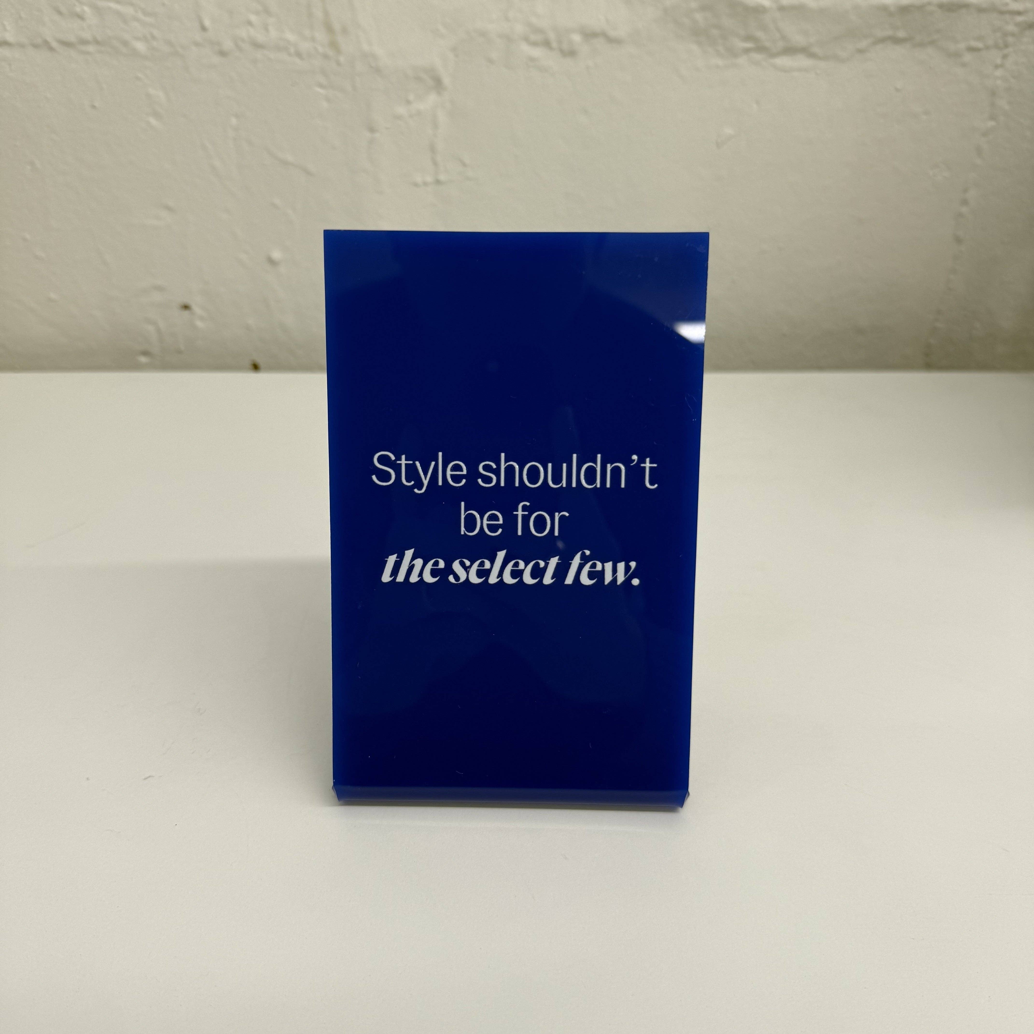 Signs and Mirrors – wholesale Desk riser – #028 - Opaque Acrylic Table Top Stand8