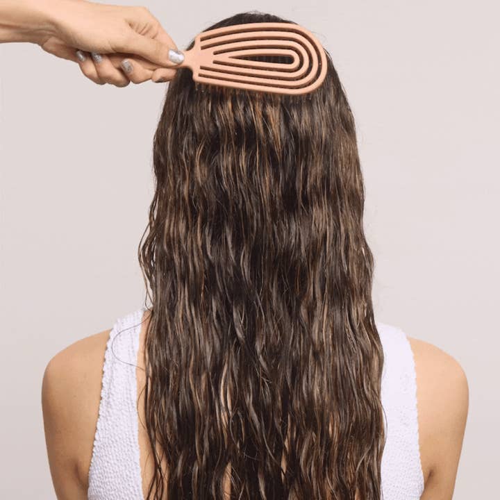 KITSCH - Wholesale Hair brush/comb - Detangling Flexi Brush - Terracotta 4