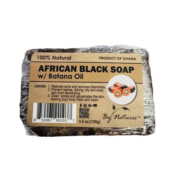 KT Supply - Wholesale Bar Soap - By Natures African Black Soap Batana,3.5oz