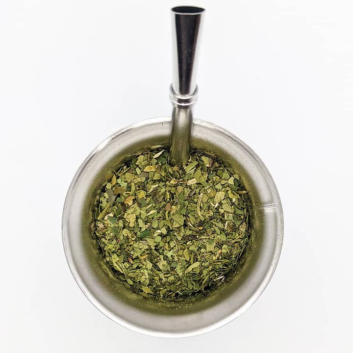 MI MATE - Wholesale Tea Pot - Calabash Mate brushed stainless steel + Bombilla + box6