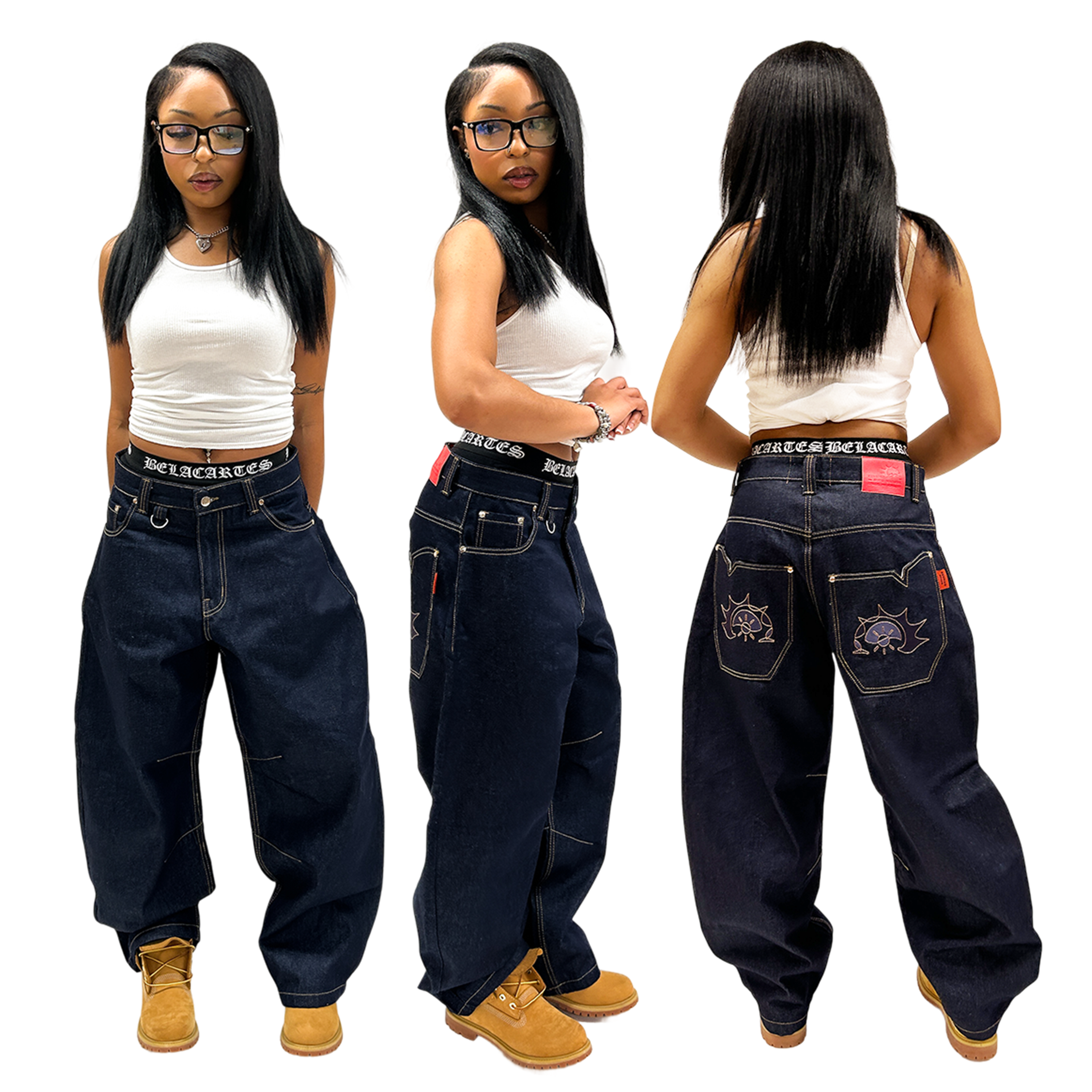 Klenam – calças de ganga - Homem por atacado – Denim Indigo RAW3