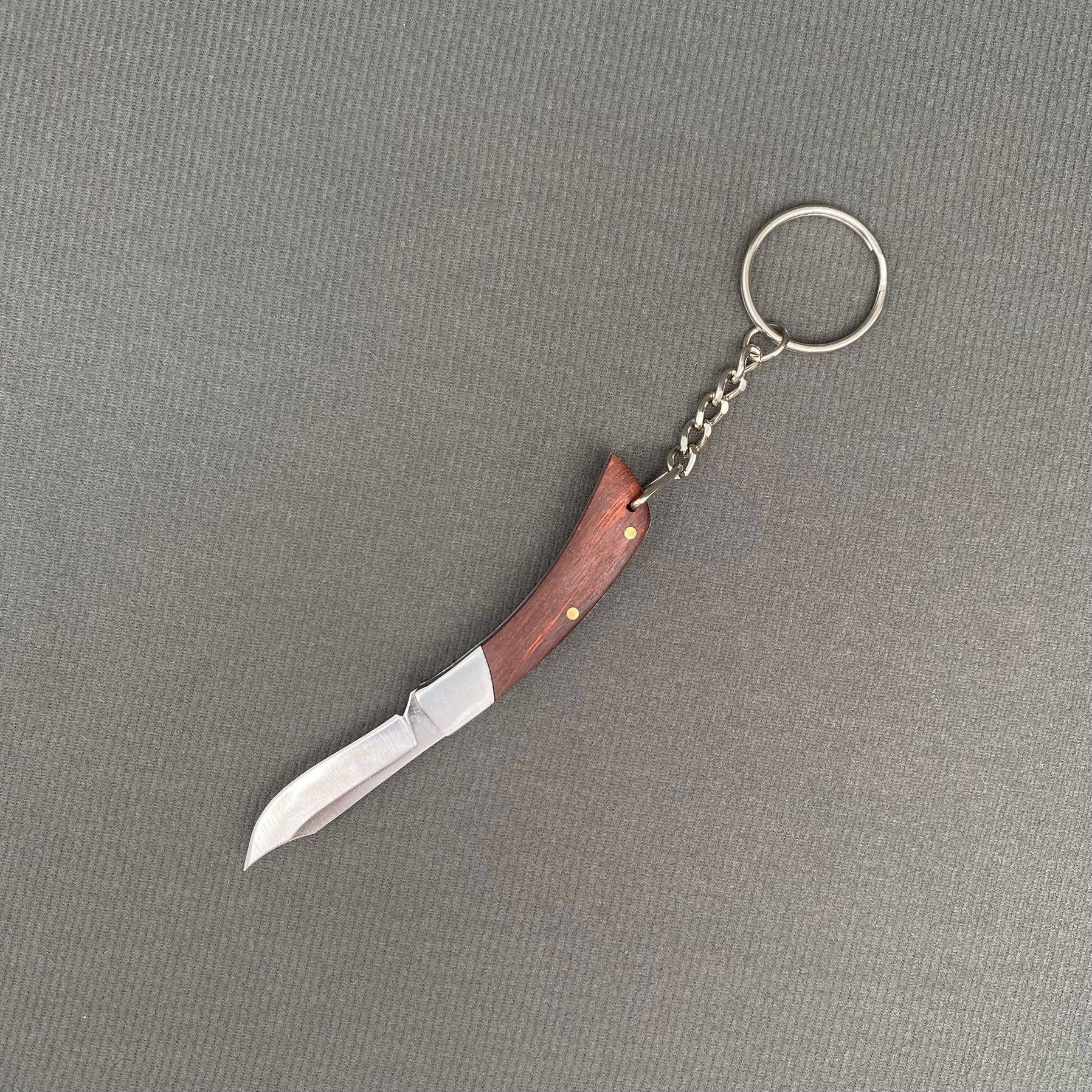 Mio Queena - Wholesale Pocket Knife/Holder - Wood & Acrylic Handle Foldable Stainless Steel Knife2