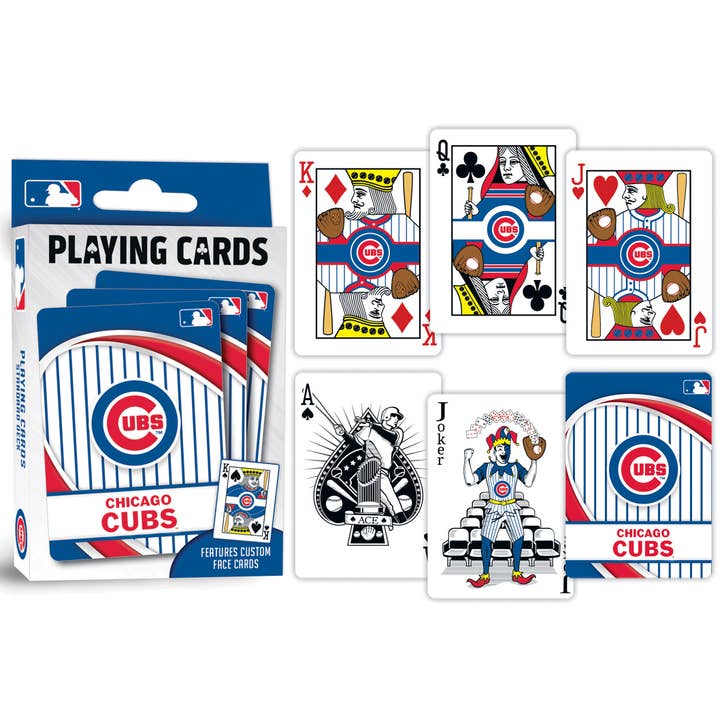 Masterpieces Puzzles - Wholesale Playing Cards - Chicago Cubs Playing Cards2