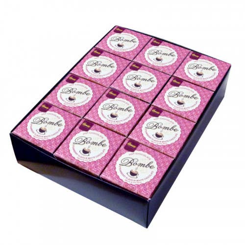 Hames Chocolates – wholesale Hot cocoa mix/kit – UK ONLY. White Hot Chocolate Bombe Strawberry Flavouring2