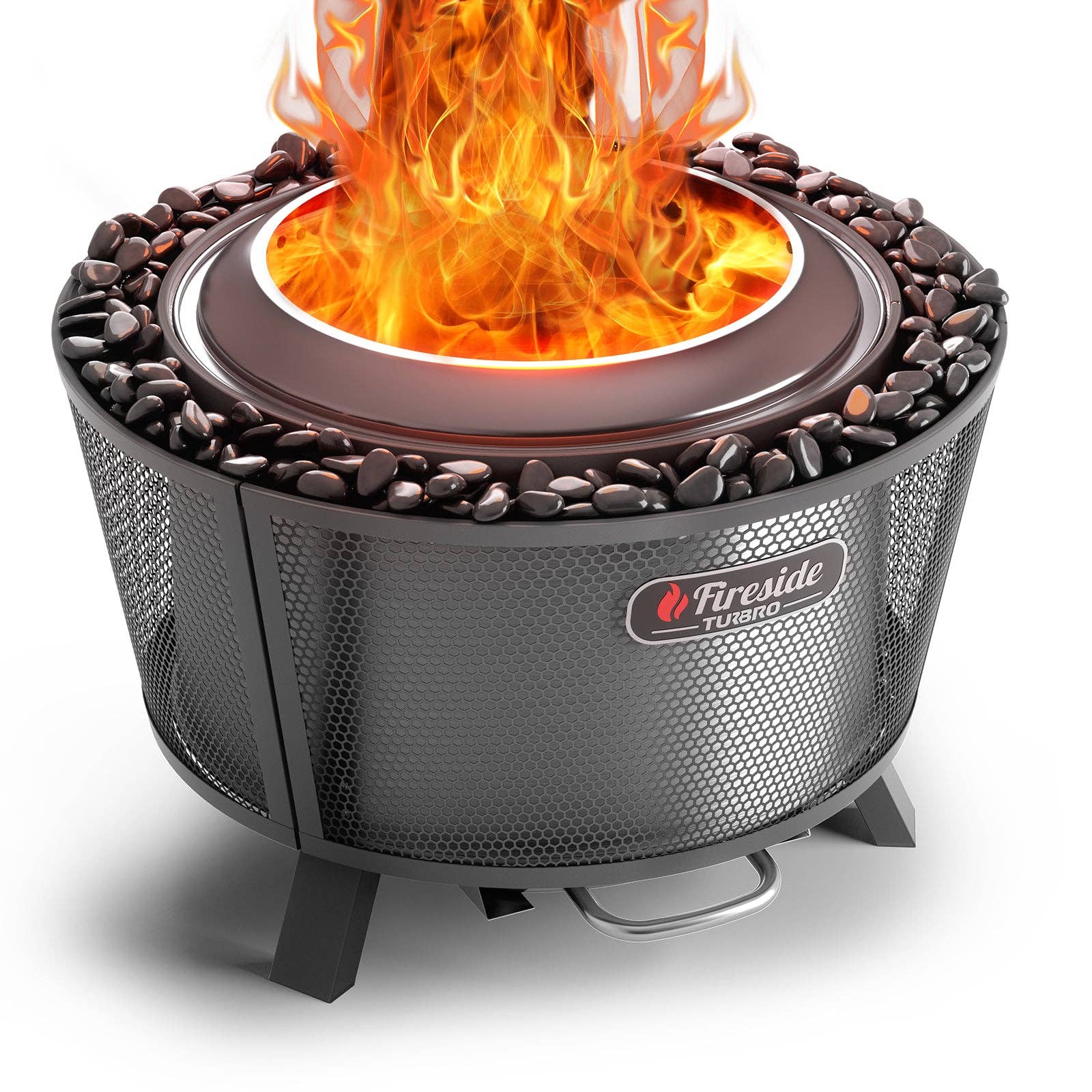 TURBRO - Wholesale Fire Pit - Fireside Pluto R29 Outdoor Fire Pit  - Painted Black1