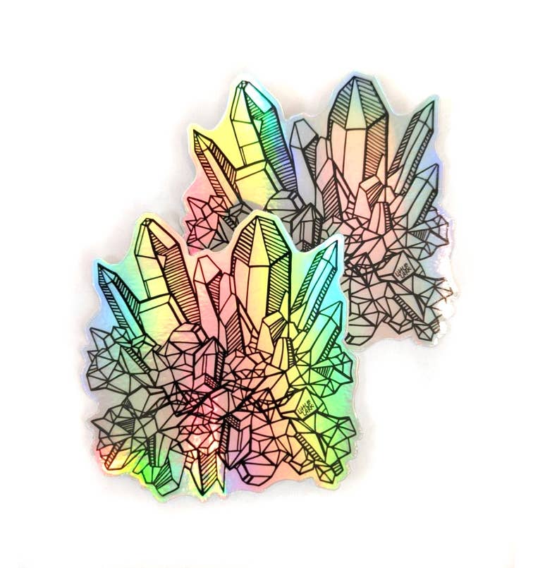 Little Lark - Wholesale Sticker - Hologram Crystal Stickers1