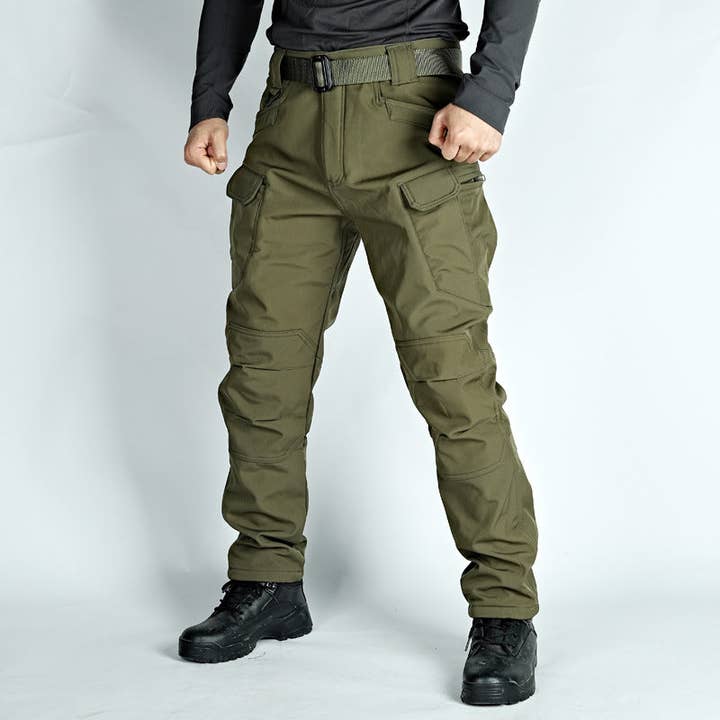 Ecovear - Wholesale Pants – Men's - Men's Outdoor Waterproof Soft Shell Pants Casual Hiking Trousers7