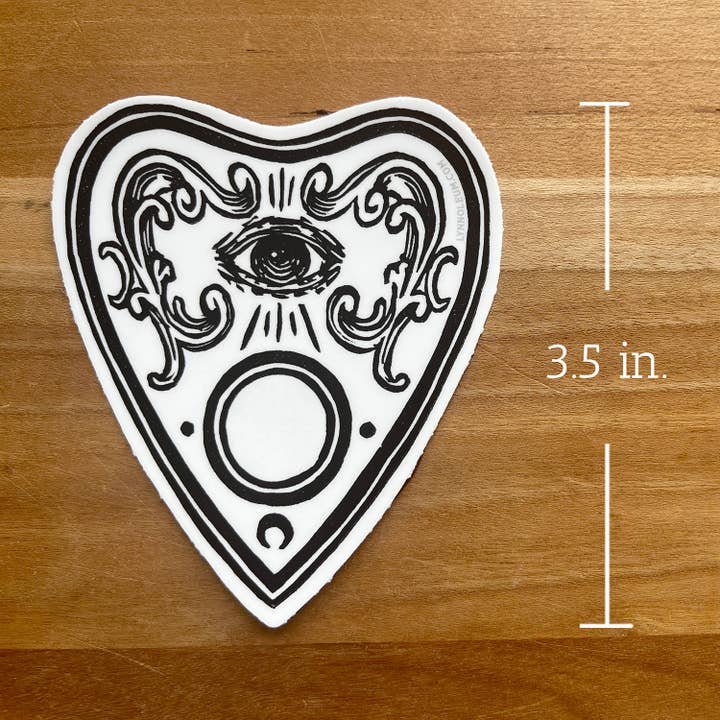 Darker Things - Ouija Planchette STICKER for wholesale by Lynn-oleum