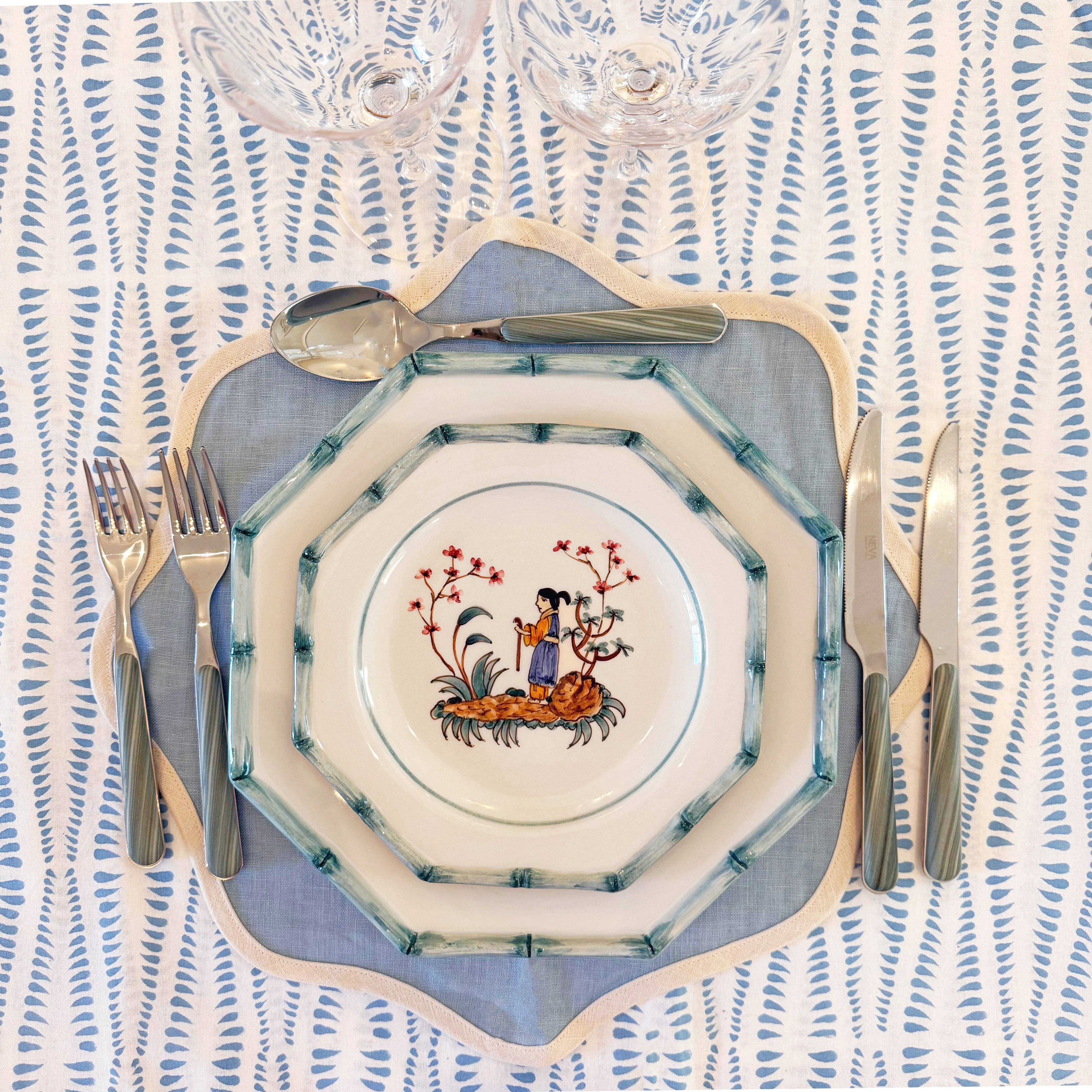 Duggan Society - Vendita all'ingrosso Piatto - Piatto piano Shangai (set di 4)5