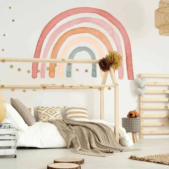 Vinilo Infantil Arcoiris - Decoración de Sueños de Ciguëña para venta al por mayor de SDC DECOKIDS
