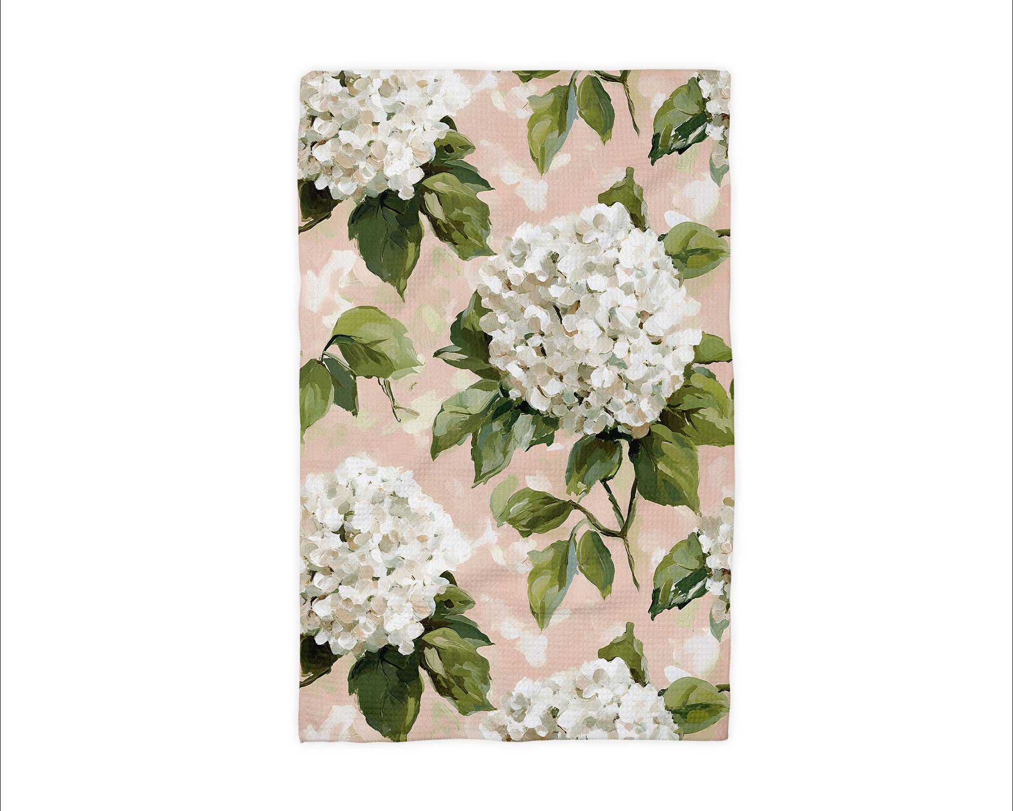 Canary Road - Wholesale Tea Towel - Hydrangea Flower Chinoiserie Kitchen Towel Preppy Spring1