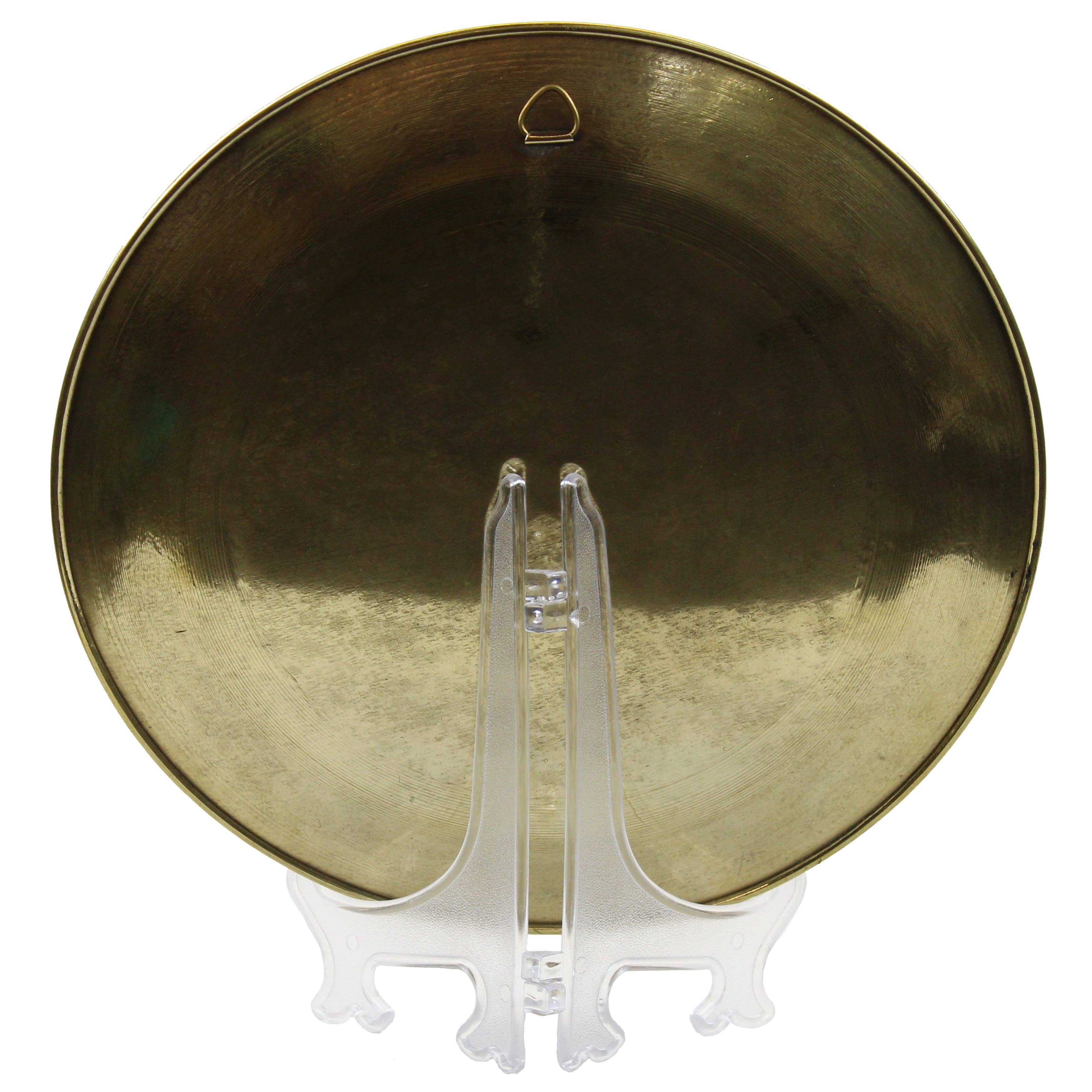 Natural Geo – Großhandel Dekorative Platte/Teller/Schüssel – Natürliche Geo-Giraffe Dekorativer Messing-Akzentteller3