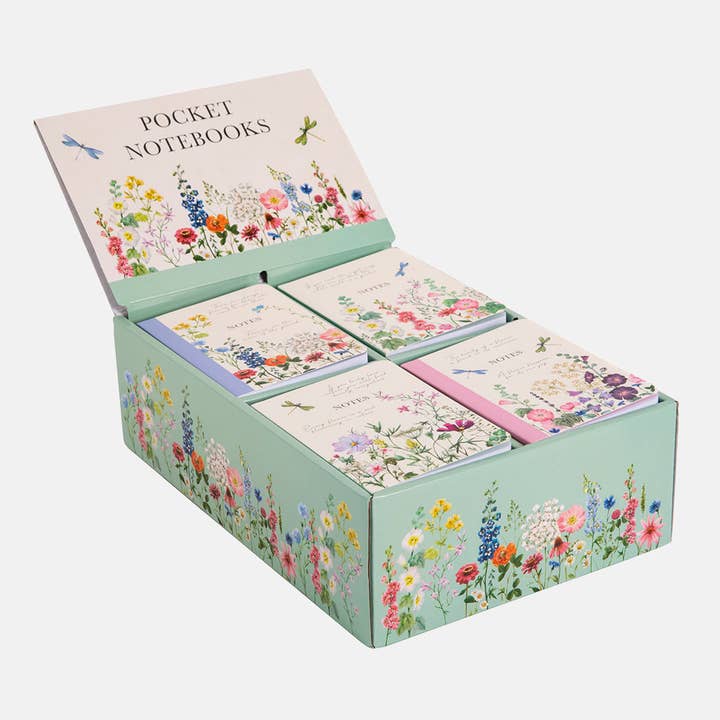 Pocket Notebook CDU - Pre-filled (32) - Wild Harmony for wholesale by The Gifted Stationery Company