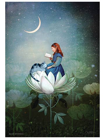 Blue Stories - Artist: Catrin Welz-Stein - CD102 for wholesale by Masala Cards