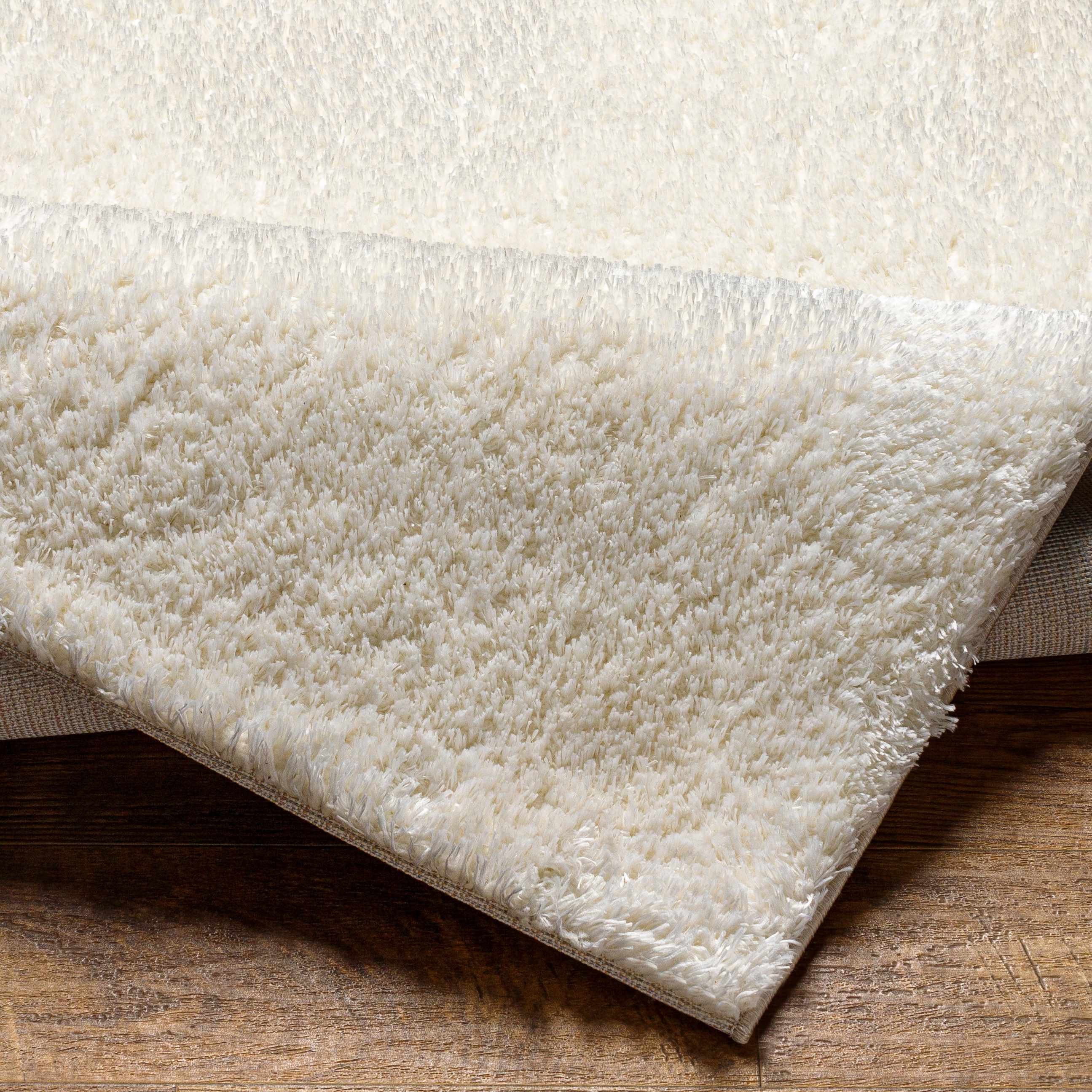 Hauteloom - Wholesale Area Rug - Heavenly Solid Cream Plush Rug1