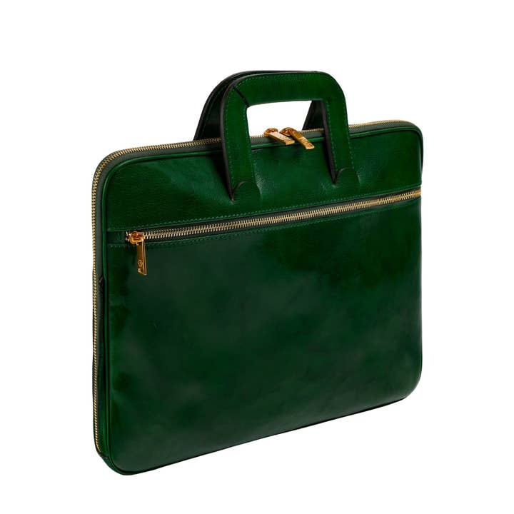 Time Resistance - Vente Sac pour ordinateur portable – unisexe - Sacoche d'ordinateur en cuir pleine fleur - Brave New World30