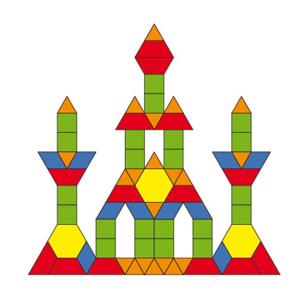 Trade Toys Limited - Vente Jeu construction – enfant - Viga Blocs géométriques magnétiques - 102 pièces1