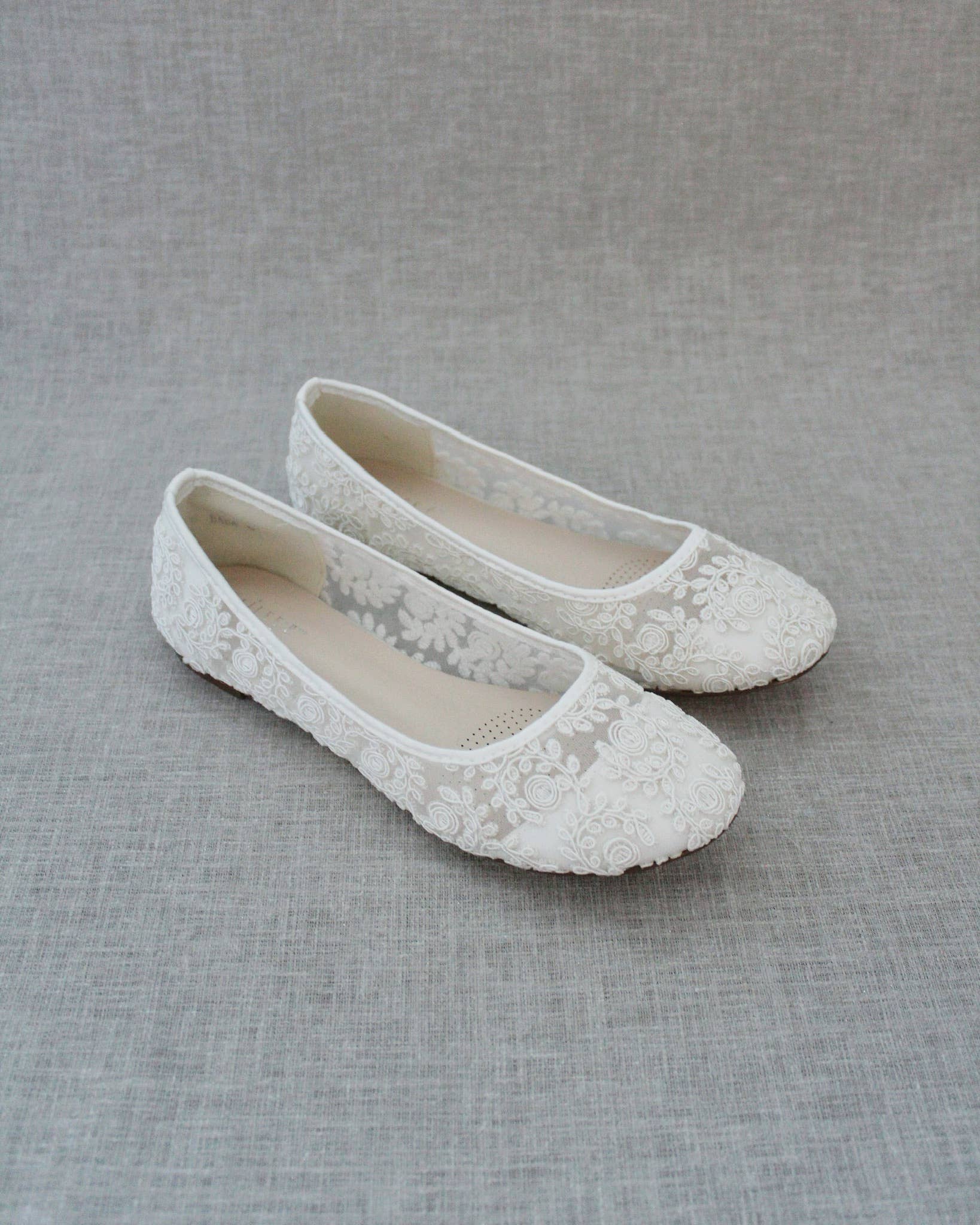 Kailee P. - Wholesale Flats - Women's - Crochet Lace Ballet Flats0