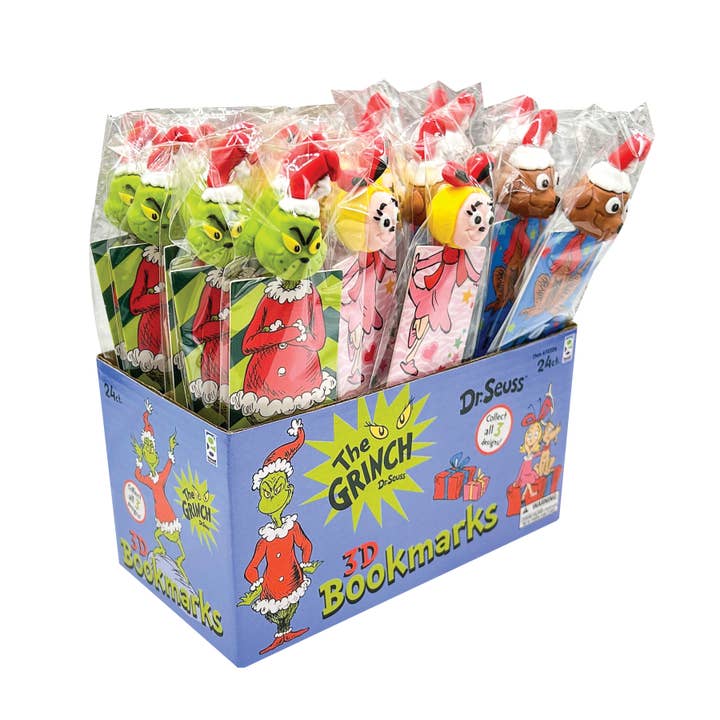 Geddes - Wholesale Bookmark - GRINCH 3D BOOKMARK 24/DSP