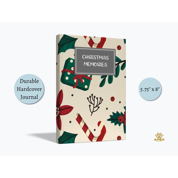 Holiday Traditions Journal, Christmas Memories notitieboek, cadeau voor wholesale door Apex Artisans