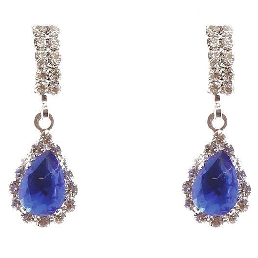 Diacly – wholesale Dangle earrings – Modern Bar Pear Dangle Rhinestone Earrings3