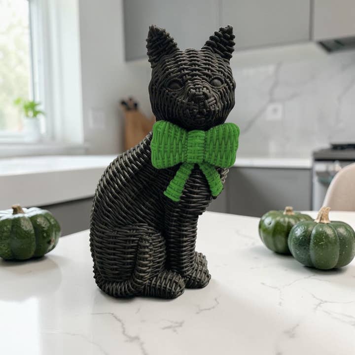 Gia Roma - Wholesale Decorative Figurine - Black Cat Decoration, Farmhouse Halloween Home Decor Statues30