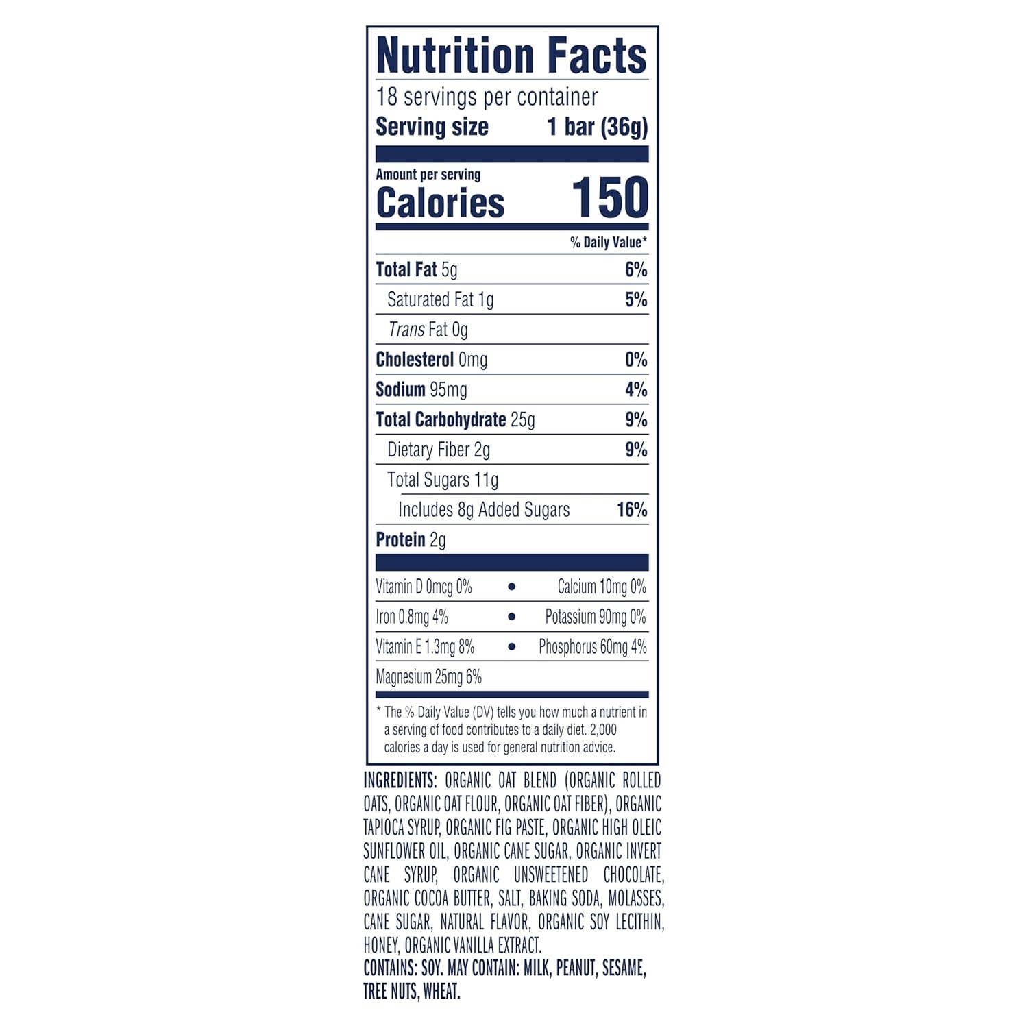 Snacky Candy - Wholesale Snack Bar - Clif Kid ZBAR Chocolate Chip 1.27oz 18 count8