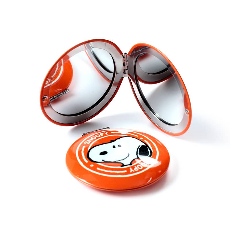 Puckator EU - Wholesale Compact Mirror - Peanuts Snoopy & Woodstock Compact Mirror2